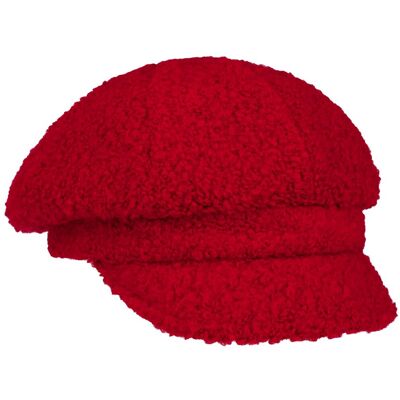 Uni Bouclé Ballonmütze by Gebeana rot One Size female Uni Bouclé Ballonmütze by Gebeana rot One Size female