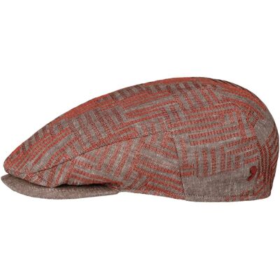 Rudy Graphic Flatcap by Alfonso DEste grau-rot XL (60-61 cm) male Rudy Graphic Flatcap by Alfonso DEste grau-rot XL (60-61 cm) male