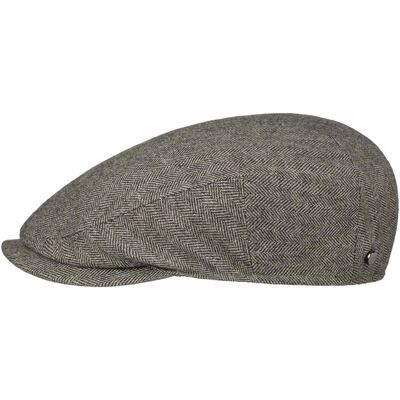 Classic Herringbone Flatcap by Stetson grau XL (60-61 cm) male Classic Herringbone Flatcap by Stetson grau XL (60-61 cm) male
