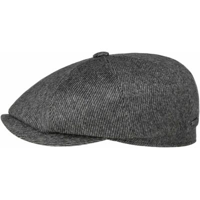 Hatteras Soft Herringbone Flatcap by Stetson grau 58 cm male Hatteras Soft Herringbone Flatcap by Stetson grau 58 cm male