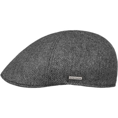 Texas Fine Herringbone Flatcap by Stetson anthrazit-grau XXL (62-63 cm) male Texas Fine Herringbone Flatcap by Stetson anthrazit-grau XXL (62-63 cm) male