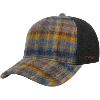 Wool Check Trucker Cap by Stetson anthrazit One Size male Wool Check Trucker Cap by Stetson anthrazit One Size male