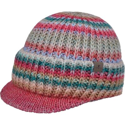 Viliona Strickmütze mit Schirm by Lierys pink-dunkelblau One Size female Viliona Strickmütze mit Schirm by Lierys pink-dunkelblau One Size female