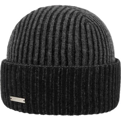 Levia Kaschmirmütze by Seeberger schwarz-anthrazit One Size unisex Levia Kaschmirmütze by Seeberger schwarz-anthrazit One Size unisex