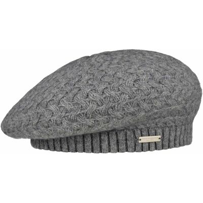 Yakina Merino Strickbaske by Seeberger grau One Size female Yakina Merino Strickbaske by Seeberger grau One Size female