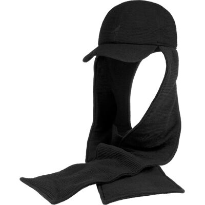 Plush Fill Cap mit Schal by Kangol anthrazit L/XL (58-60 cm) unisex Plush Fill Cap mit Schal by Kangol anthrazit L/XL (58-60 cm) unisex