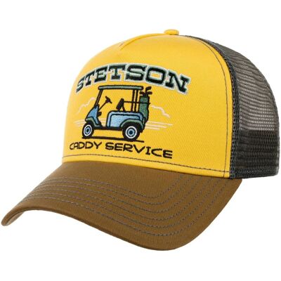 Caddy Service Trucker Cap by Stetson braun-grau One Size male Caddy Service Trucker Cap by Stetson braun-grau One Size male