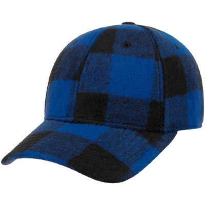 Lumbercheck Cap by bugatti schwarz-blau One Size male Lumbercheck Cap by bugatti schwarz-blau One Size male