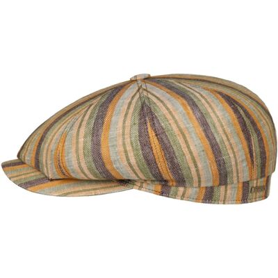 Hatteras Sacota Leinen Flatcap by Stetson beige-braun M (56-57 cm) unisex Hatteras Sacota Leinen Flatcap by Stetson beige-braun M (56-57 cm) unisex