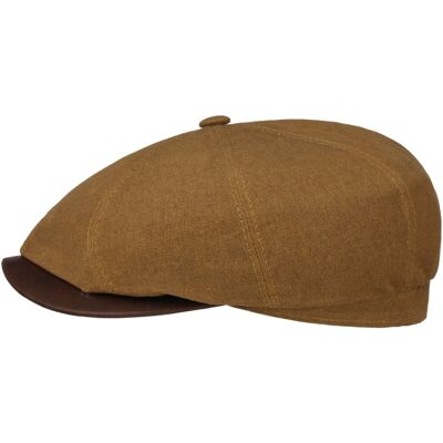 Hatteras Waxed Contrast Flatcap by Stetson braun 59 cm unisex Hatteras Waxed Contrast Flatcap by Stetson braun 59 cm unisex
