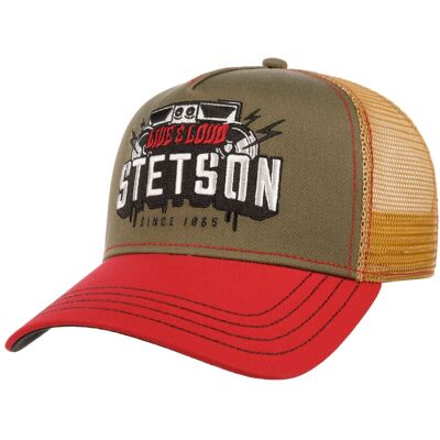 Festival Live and Loud Trucker Cap by Stetson beige-rot One Size Small male Festival Live and Loud Trucker Cap by Stetson beige-rot One Size Small male