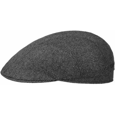 Herringbone UV Silk Driver Flatcap by Stetson anthrazit 57 cm male Herringbone UV Silk Driver Flatcap by Stetson anthrazit 57 cm male