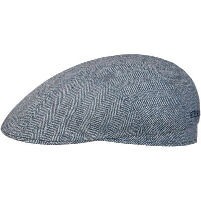 Herringbone UV Silk Driver Flatcap by Stetson blau 55 cm male Herringbone UV Silk Driver Flatcap by Stetson blau 55 cm male