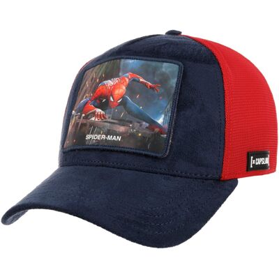 Spider Man Trucker Cap by Capslab blau-rot One Size male Spider Man Trucker Cap by Capslab blau-rot One Size male