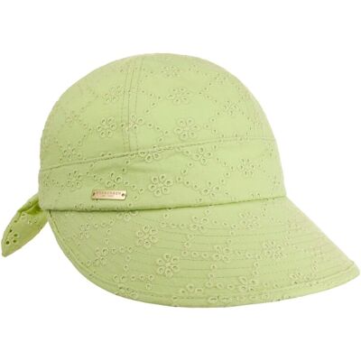 Broderie Anglaise Visor by Seeberger hellgrün One Size female Broderie Anglaise Visor by Seeberger hellgrün One Size female