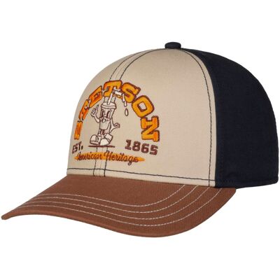Est. 1865 Snapback Cap by Stetson braun-blau One Size male Est. 1865 Snapback Cap by Stetson braun-blau One Size male