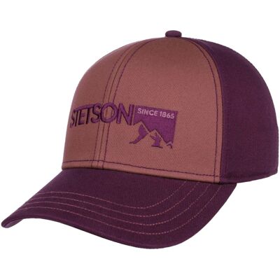 Mountain Logo Cap by Stetson lila One Size male Mountain Logo Cap by Stetson lila One Size male
