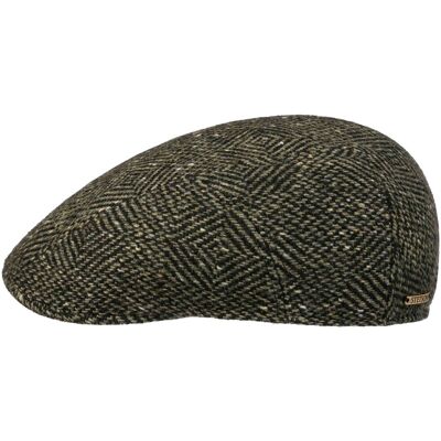 Birkdale Wool Flatcap by Stetson oliv-schwarz M (56-57 cm) male Birkdale Wool Flatcap by Stetson oliv-schwarz M (56-57 cm) male