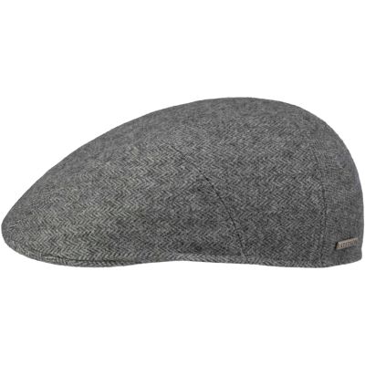 Finningley 5 Panel Flatcap by Stetson grau M (56-57 cm) male Finningley 5 Panel Flatcap by Stetson grau M (56-57 cm) male