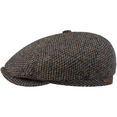 Hatteras Portrush Wool Flatcap by Stetson braun-blau XXL (62-63 cm) male Hatteras Portrush Wool Flatcap by Stetson braun-blau XXL (62-63 cm) male