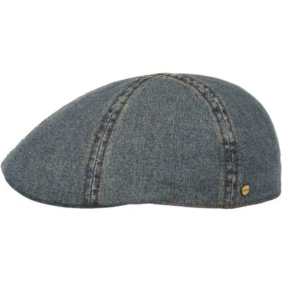 Washed Denim Flatcap by Stetson denim M (56-57 cm) male Washed Denim Flatcap by Stetson denim M (56-57 cm) male