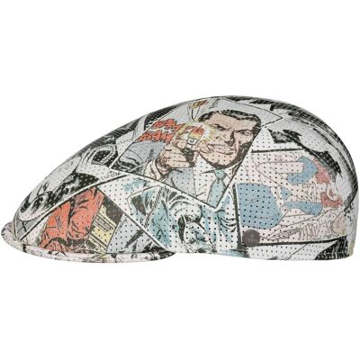 Perforated Comic Flatcap by Lierys bunt S (54-55 cm) male Perforated Comic Flatcap by Lierys bunt S (54-55 cm) male