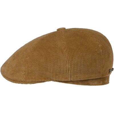 8 Panel Carson Cord Flatcap by Stetson hellbraun L (58-59 cm) male 8 Panel Carson Cord Flatcap by Stetson hellbraun L (58-59 cm) male