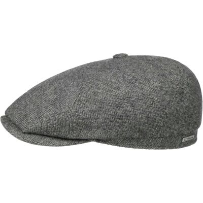 Dickvale Herringbone Flatcap by Stetson grau L (58-59 cm) male Dickvale Herringbone Flatcap by Stetson grau L (58-59 cm) male