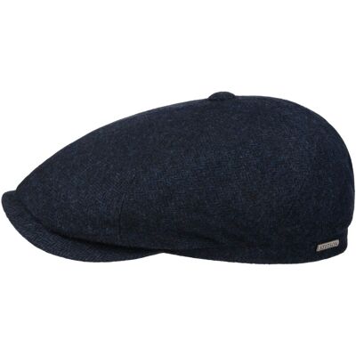 Dickvale Herringbone Flatcap by Stetson dunkelblau XXL (62-63 cm) male Dickvale Herringbone Flatcap by Stetson dunkelblau XXL (62-63 cm) male