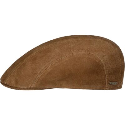 Waxed Pigskin Ivy Flatcap by Stetson braun XXL (62-63 cm) male Waxed Pigskin Ivy Flatcap by Stetson braun XXL (62-63 cm) male
