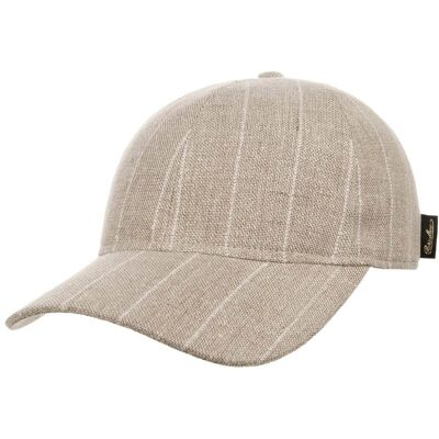 Hiker Stripe Cap by Borsalino beige 59 cm male Hiker Stripe Cap by Borsalino beige 59 cm male