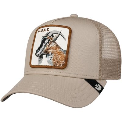 Goat Trucker Cap by Goorin Bros. taupe One Size unisex Goat Trucker Cap by Goorin Bros. taupe One Size unisex