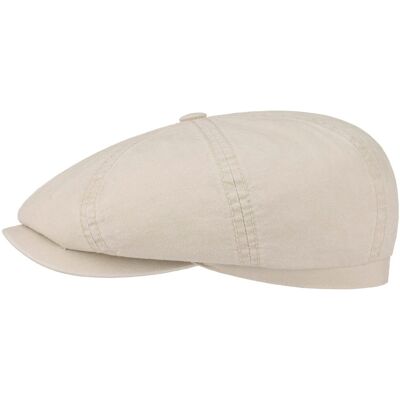 Hatteras Classic Cotton Flatcap by Stetson beige L (58-59 cm) unisex Hatteras Classic Cotton Flatcap by Stetson beige L (58-59 cm) unisex