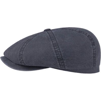 Hatteras Classic Cotton Flatcap by Stetson blau S (54-55 cm) unisex Hatteras Classic Cotton Flatcap by Stetson blau S (54-55 cm) unisex