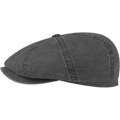 Hatteras Classic Cotton Flatcap by Stetson schwarz XXL (62-63 cm) unisex Hatteras Classic Cotton Flatcap by Stetson schwarz XXL (62-63 cm) unisex