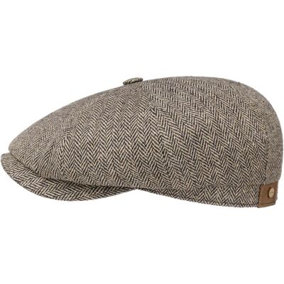 Hatteras Seide Schirmmütze by Stetson beige-schwarz 59 cm unisex Hatteras Seide Schirmmütze by Stetson beige-schwarz 59 cm unisex