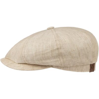 Hatteras Leinen Flatcap by Stetson beige 57 cm unisex Hatteras Leinen Flatcap by Stetson beige 57 cm unisex