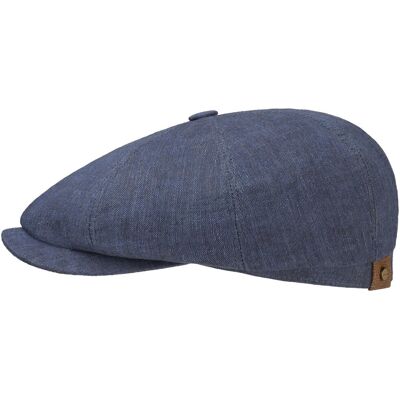 Hatteras Leinen Flatcap by Stetson dunkelblau 63 cm unisex Hatteras Leinen Flatcap by Stetson dunkelblau 63 cm unisex