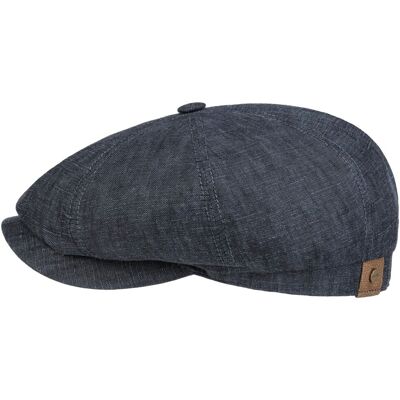 Hatteras Leinen Flatcap by Stetson denim 55 cm unisex Hatteras Leinen Flatcap by Stetson denim 55 cm unisex