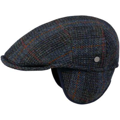 Harris Tweed Ear Flaps Flatcap by Lierys dunkelblau L (58-59 cm) male Harris Tweed Ear Flaps Flatcap by Lierys dunkelblau L (58-59 cm) male
