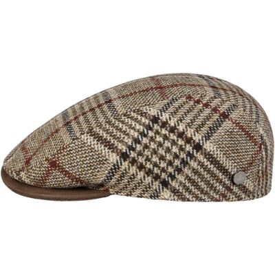 Bradville Check Flatcap by Lierys beige-braun M (56-57 cm) male Bradville Check Flatcap by Lierys beige-braun M (56-57 cm) male