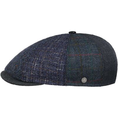 Eldermont Patchwork Flatcap by Lierys dunkelblau XL (60-61 cm) male Eldermont Patchwork Flatcap by Lierys dunkelblau XL (60-61 cm) male