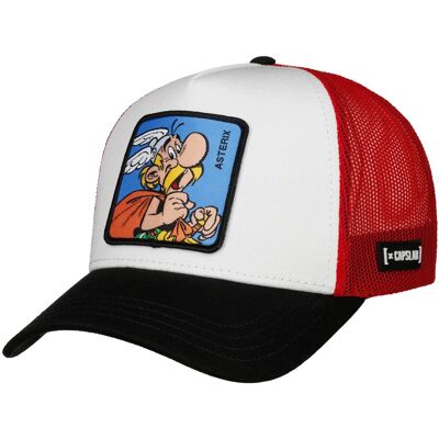 Asterix Trucker Cap by Capslab bordeaux-schwarz One Size unisex Asterix Trucker Cap by Capslab bordeaux-schwarz One Size unisex