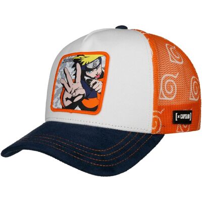 Naruto Trucker Cap by Capslab orange One Size unisex Naruto Trucker Cap by Capslab orange One Size unisex