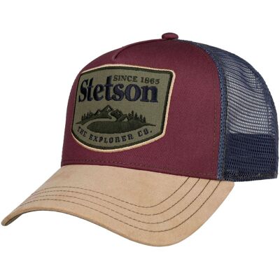 The Explorer Co. Trucker Cap by Stetson bordeaux One Size unisex The Explorer Co. Trucker Cap by Stetson bordeaux One Size unisex