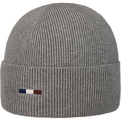 Uni Rib Umschlagmütze by bugatti grau One Size male Uni Rib Umschlagmütze by bugatti grau One Size male