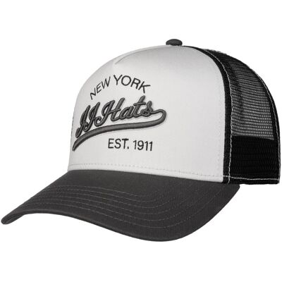 Est. 1911 New York Trucker Cap by JJ Hats weiß-grau One Size unisex Est. 1911 New York Trucker Cap by JJ Hats weiß-grau One Size unisex