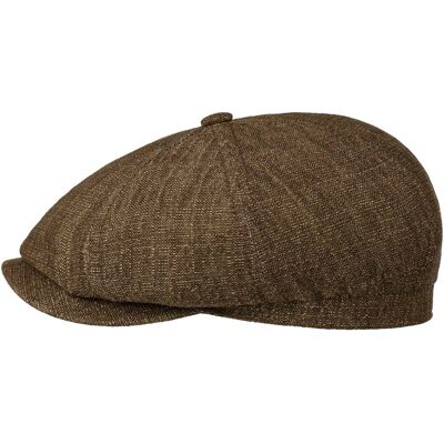 Hatteras Iverton Leinen Flatcap by Stetson braun-meliert 59 cm male Hatteras Iverton Leinen Flatcap by Stetson braun-meliert 59 cm male
