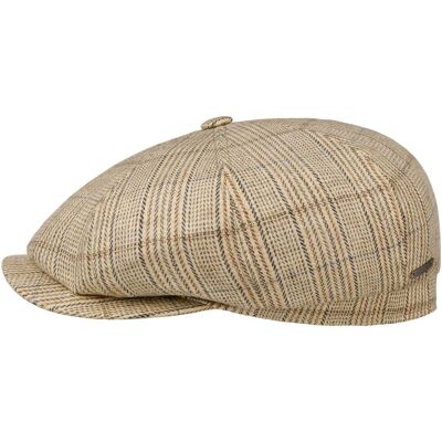 Hatteras Linen Mix Stripe Flatcap by Stetson beige 57 cm male Hatteras Linen Mix Stripe Flatcap by Stetson beige 57 cm male