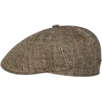 Claverford 8 Panel Flatcap by Stetson beige-meliert M (56-57 cm) male Claverford 8 Panel Flatcap by Stetson beige-meliert M (56-57 cm) male